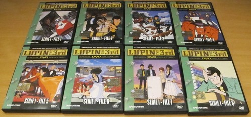 Raccolta lupin iii 8 - raccolta, 1-8